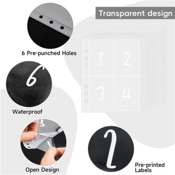 100 Envelopes Money Saving Challenge Laminated Budgeting Planning Tracker - Picture 6 of 8
